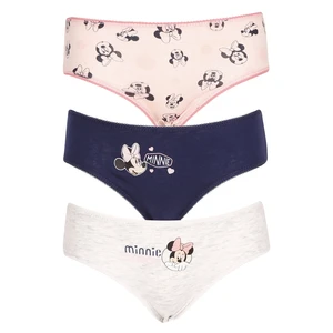 3PACK Girls Panties E plus M Minnie multicolor