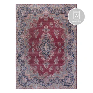 Czerwony dywan odpowiedni do prania 80x150 cm FOLD Colby – Flair Rugs