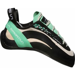 La Sportiva Zapatos de escalada Miura Woman White/Jade Green 37,5