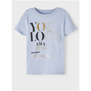 Grey girly T-shirt name it Toppa - Girls