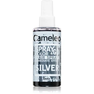 Delia Cosmetics Cameleo Spray & Go tonujúci krém na vlasy odtieň Silver 150 ml