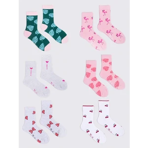 Yoclub Kids's 6Pack Children's Socks SKA-0006G-AA00-009