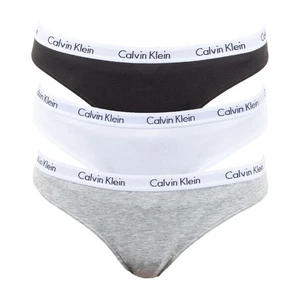 3PACK Damskie majtki Calvin Klein MulticolorEd (QD3588E-999)