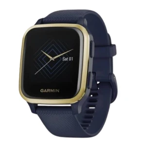 Garmin VENU SQ Music, navy/light gold