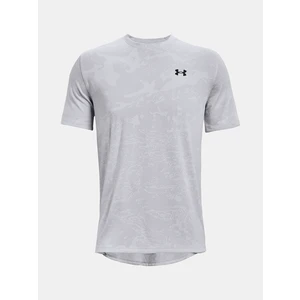 Under Armour UA Training Vent Camo SS Pánské funkční triko 1361503-011 Mod Gray Light Heather XL