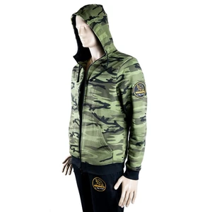 Mikbaits mikina zip up camou - veľkosť xxl