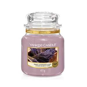 Yankee Candle Dried Lavender & Oak vonná svíčka Classic velká 411 g