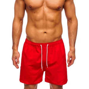 Červené pánské plavecké šortky Bolf YW02001