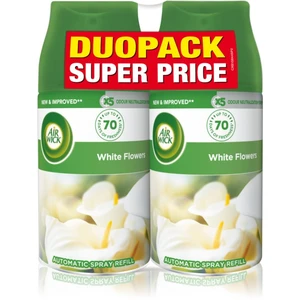 Air Wick Freshmatic White Flowers osvěžovač vzduchu náhradní náplň s vůní DUO 2x250 ml