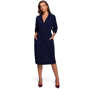 Stylove Woman's Dress S230 Navy Blue