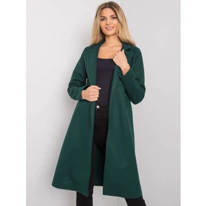 RUE PARIS Women's dark green coat