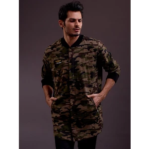 Men's jacket with camo patches