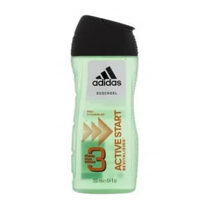 Adidas 3 Hair & Body Active Start sprchový gel pro muže 250 ml