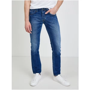 Dark Blue Men's Slim Fit Jeans Jeans Cash - Men
