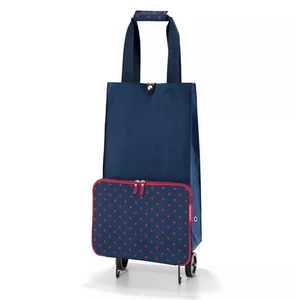 Nákupní taška na kolečkách Reisenthel Foldabletrolley Mixed dots red