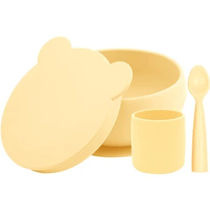 MINIKOIOI Set na stolovanie BLW I - Mellow Yellow