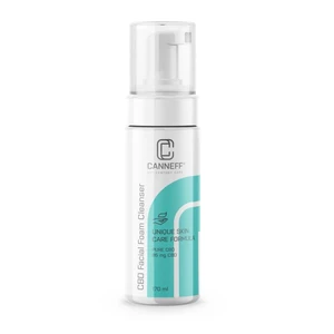 Canneff Balance CBD Facial Foam Cleanser hydratační čisticí pěna s konopným olejem 170 ml