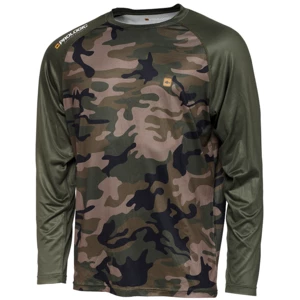 Prologic Horgászpóló UV Camo Long Sleeve T-Shirt Camo/Green M