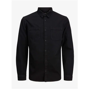 Koszula męska Jack & Jones Black Denim