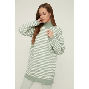 Trendyol Sweater - Green - Relaxed fit