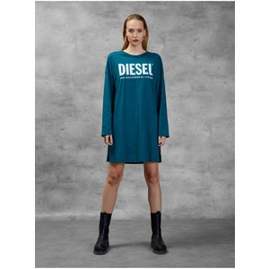 Petrolejové dámské šaty Diesel - Dámské