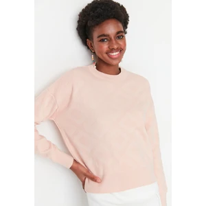 Trendyol Sweater - Pink - Regular fit