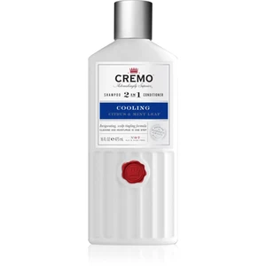 Cremo Citrus & Mint Leaf 2in1 Cooling Shampoo stimulující a osvěžující šampon 2 v 1 pro muže 473 ml