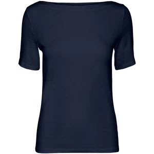 Vero Moda Dámske tričko VMPANDA Slim Fit 10231753 Navy Blaze r M