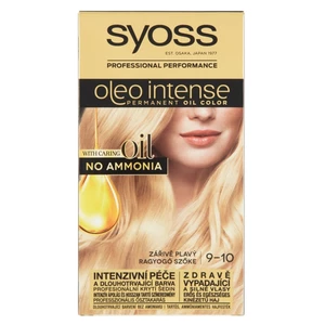 Syoss Oleo Intense permanentní barva na vlasy s olejem odstín 9-10 Bright Blond
