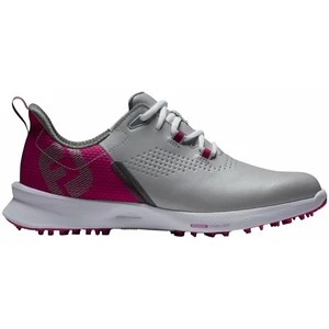 Footjoy FJ Fuel Womens Golf Shoes Grey/Berry/Dark Grey 38,5