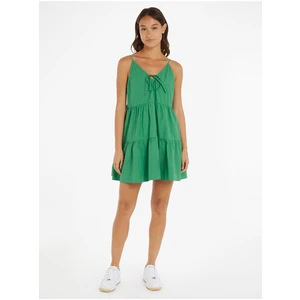 Green Women's Dress Tommy Jeans - Ladies