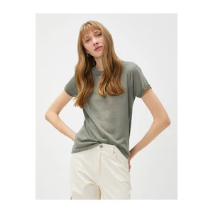 Koton Crew Neck T-Shirt Raglan Sleeve