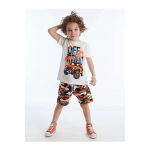 Mushi Road Camouflage Boys Shorts Set