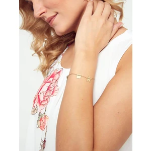 Gold plated bracelet Yups dbi0469. R06