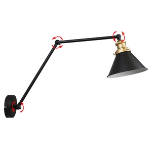 Czarny metalowy kinkiet Fundo – Candellux Lighting