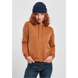 Women's hooded caramel