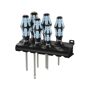 Wera 032063 Nerezové šroubováky v sadě 3334/3350/3355/6, Lasertip®
