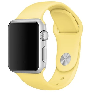 4wrist Silikonový řemínek pro Apple Watch - Žlutá 42/44 mm - S/M