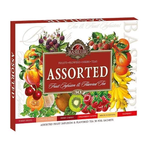 BASILUR Assorted fruit & flavoured tea 30 gastro vrecúšok