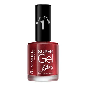 Rimmel Super Gel By Kate gélový lak na nechty bez použitia UV/LED lampy odtieň 044 Rock n Sparkle 12 ml