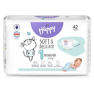 BELLA HAPPY Baby Pleny jednorázové New Born 2-5 kg 42 ks