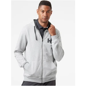 Helly Hansen HH Logo Full Zip Hoodie Grey Melange XL