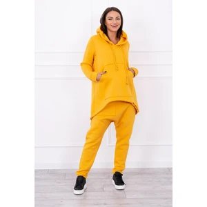 Szett nadrággal Baggy mustár