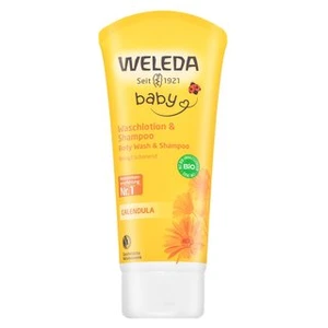 Weleda Baby Calendula Body Wash & Shampoo šampon a sprchový gel 2v1 pro děti 200 ml