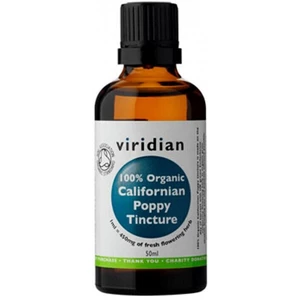 Viridian Californian Poppy Tincture Organic (Slncovka kalifornská BIO) 50 ml