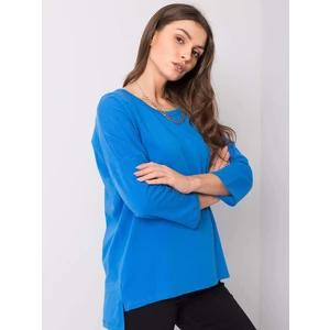 Women´s blue cotton blouse