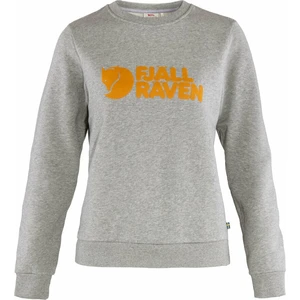 Fjällräven Pulóver Fjällräven Logo Sweater W Grey/Melange XS