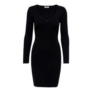 Jacqueline de Yong Dámské šaty JDYCIRKELINE Bodycon Fit 15266066 Black XL