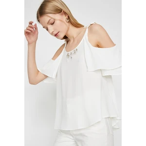 Koton Blouse - Ecru - Regular fit