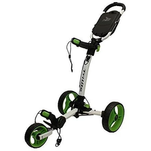 Axglo TriLite White/Green Trolley manuale golf